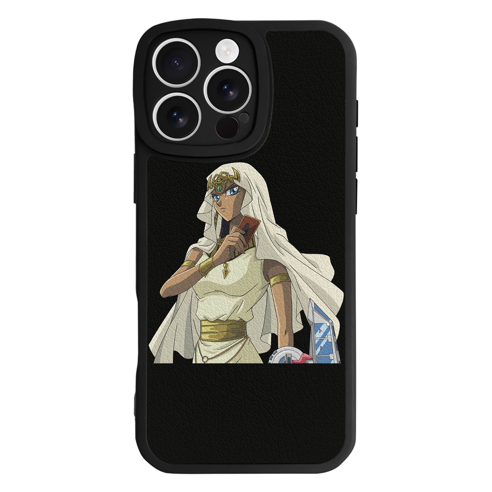 （画像用） 遊☆戯☆王 Yu-Gi-Oh! 【iPhone 16シリーズ対応】シリコンスマホケース（レザー調） 材質：シリコン